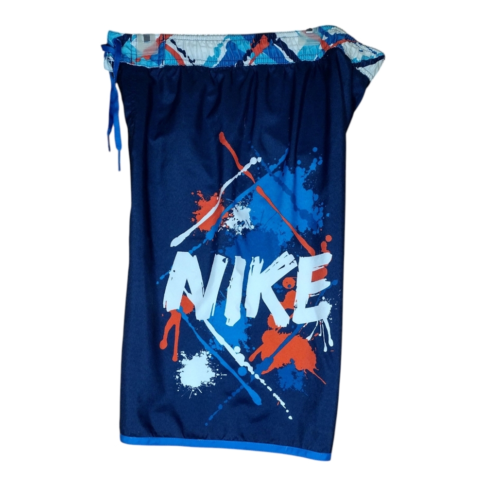 Nike Blue Swim Trunks Bathing Suit Swimsuit Boys Size 18/20
